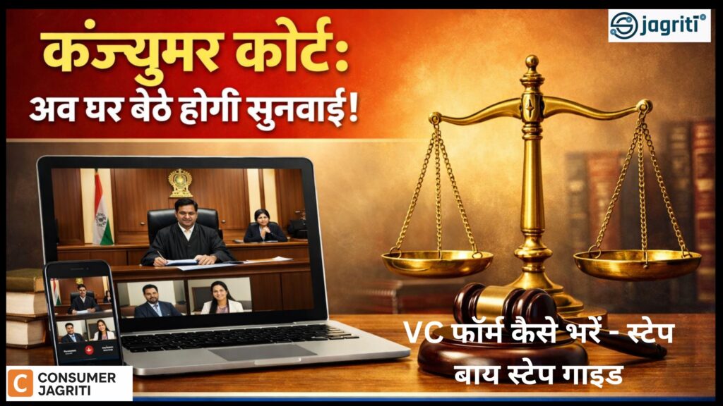 कंज्यूमर कोर्ट में ऑनलाइन सुनवाई (VC) कैसे करें?